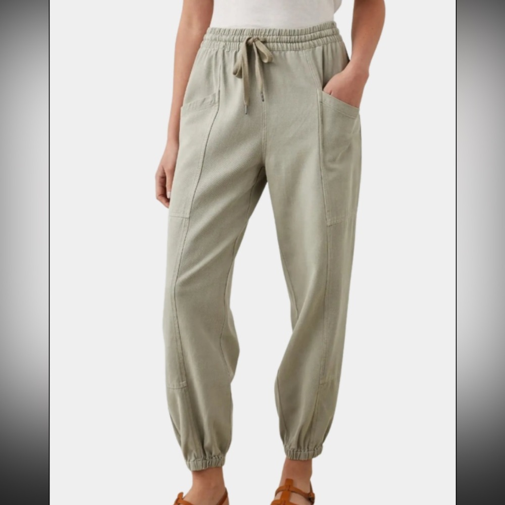 50%offw❤️ Thread & Supply 💋tensel linen sage joggers S ❤ 67